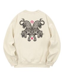 KMC0102 タイガー裏起毛スウェット - クリーム
