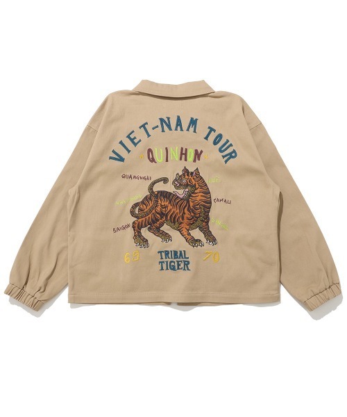 KRIFF MAYER Kid's Collection（クリフメイヤーキッズコレクション）の「スーベニアベトジャン（ミリタリージャケット・キッズ・ベージュ/ブラック/オリーブ・150/140/130/120/170/160）」の17枚目の写真