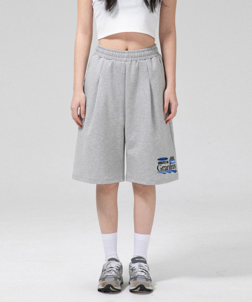GRANFINNY(グランフィニ)の「プラン グラン ワンタック バミューダ ショートパンツ - メランジ(その他パンツ・レディース・グレー・SMALL/LARGE)」の10枚目の写真