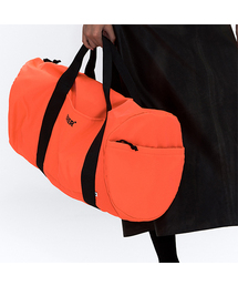 ERER（エルエル）の「ファブリックロールバッグ ネオンオレンジ（ボストンバッグ）」