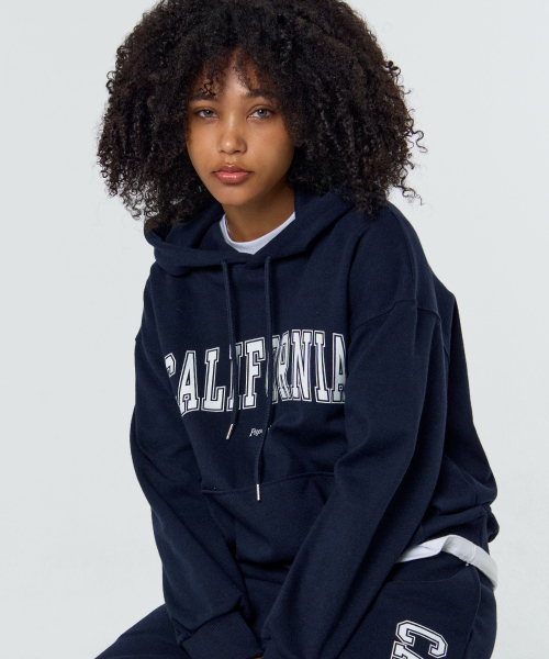 PAPERBOY(ペーパーボーイ)の「カリフォルニアフードパーカー-ネイビー(パーカー・レディース・その他・SMALL/MEDIUM/LARGE)」の5枚目の写真