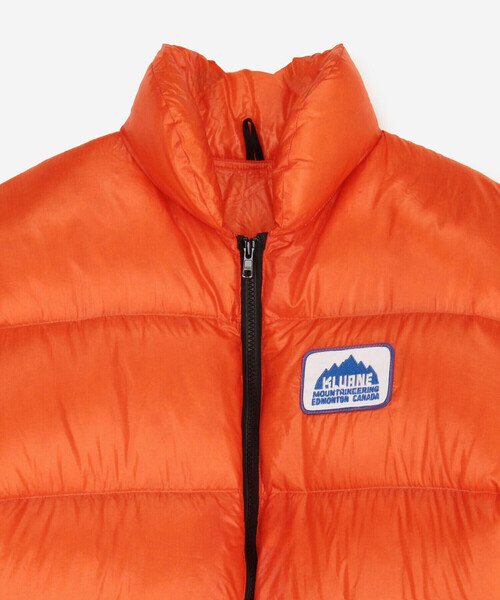 KLUANE MOUNTAINEERING（クルアニマウンテンニアーリング）の「KLUANE MOUNTAINEERING | INNER PARKA ORANGE MEN（ダウンジャケット/コート・メンズ・オレンジ・L/M）」の4枚目の写真