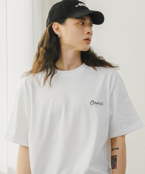 CAMEL WORK(キャメルワーク)の「アセンティックロゴ半袖Tシャツ(ホワイト)(Tシャツ/カットソー・メンズ・その他・LARGE/X-LARGE/MEDIUM)」の1枚目の写真