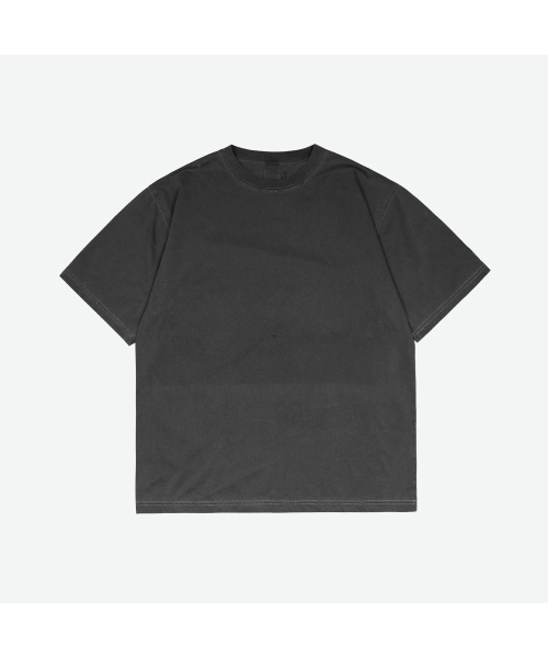 WEIRDWORLD（ウィアード ワールド）の「オーバープリントピグメントTシャツグレー（Tシャツ/カットソー・レディース・グレー・MEDIUM/LARGE/X-LARGE）」の2枚目の写真
