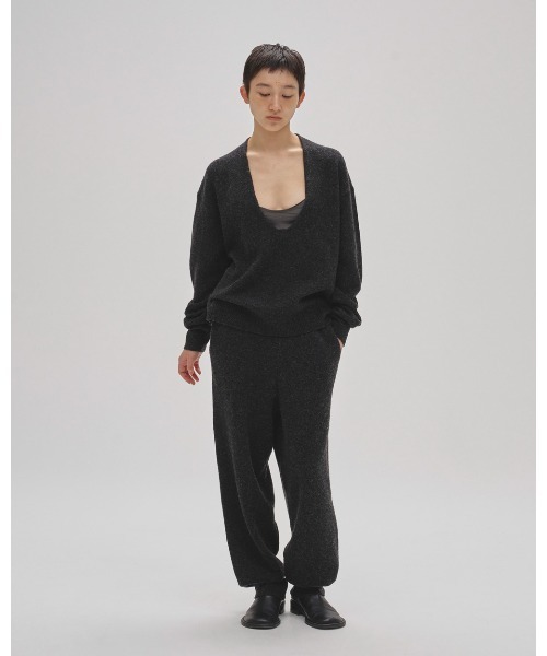 TODAYFUL(トゥデイフル)の「Cashmere Easy Pants(その他パンツ・レディース・モカ/チャコールグレー・36inch/38inch)」の7枚目の写真
