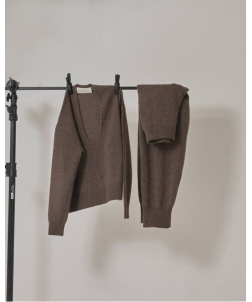 TODAYFUL(トゥデイフル)の「Cashmere Easy Pants(その他パンツ・レディース・モカ/チャコールグレー・36inch/38inch)」の12枚目の写真