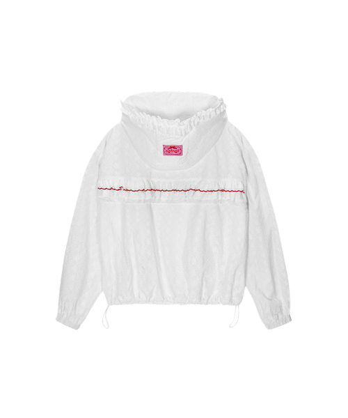 NEFNEF(ネフネフ)の「lace frill jumper_white(その他アウター・レディース・その他・FREE)」の8枚目の写真