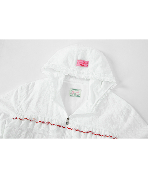 NEFNEF(ネフネフ)の「lace frill jumper_white(その他アウター・レディース・その他・FREE)」の9枚目の写真