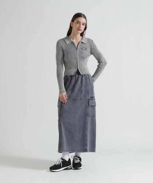 AVIREX（アヴィレックス）の「VINTAGE WASH WAPPEN KINT CARDIGAN（ニット/セーター・レディース・ブルー/ブラック・M/S）」の17枚目の写真