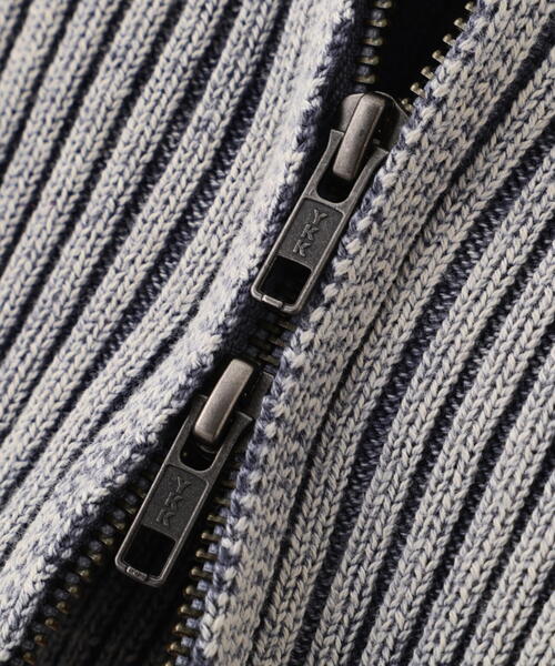 AVIREX（アヴィレックス）の「VINTAGE WASH WAPPEN KINT CARDIGAN（ニット/セーター・レディース・ブルー/ブラック・M/S）」の20枚目の写真