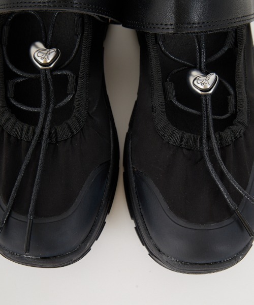 ROCKFISH WEATHERWEAR（ロックフィッシュウェザーウェア）の「[Rockfish Weatherwear/ロックフィッシュ ウェザーウェア] FLATFORM STRING ベルクロスニーカー（スニーカー・レディース・ブラック/ライトグレー・23.5/24/24.5/25）」の11枚目の写真