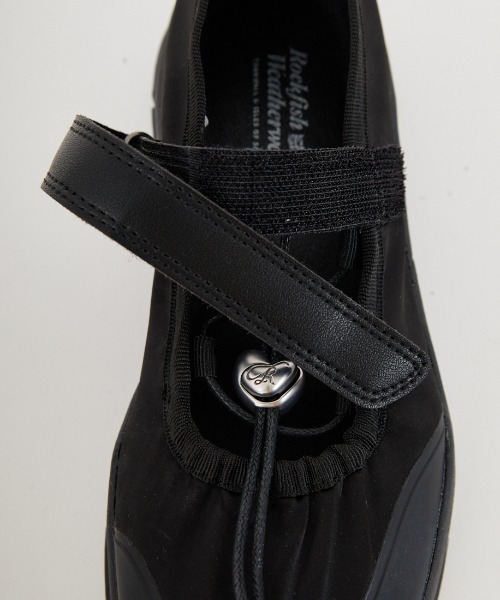 ROCKFISH WEATHERWEAR（ロックフィッシュウェザーウェア）の「[Rockfish Weatherwear/ロックフィッシュ ウェザーウェア] FLATFORM STRING ベルクロスニーカー（スニーカー・レディース・ブラック/ライトグレー・23.5/24/24.5/25）」の12枚目の写真