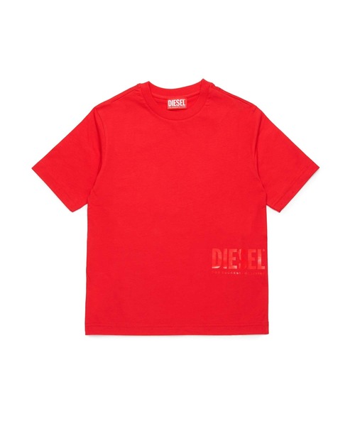 DIESEL KIDS(ディーゼルキッズ)の「DIESEL(ディーゼル)Kids & Junior ワンポイントブランドロゴ半袖Tシャツカットソー(Tシャツ/カットソー・キッズ・ブルー/レッド/ホワイト/ブラック・12Y/14Y/16Y/6Y/10Y/8Y/4Y)」の4枚目の写真