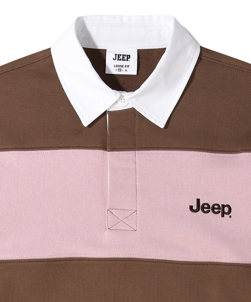 JEEP(ジープ)の「レトロマウンテン1941ストライプカラー スウェット (JR5TSU825BR)(ポロシャツ・レディース・その他・LARGE/SMALL/MEDIUM/X-LARGE/XX-LARGE)」の8枚目の写真