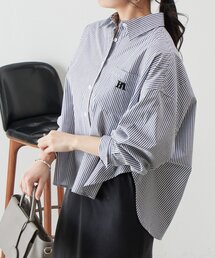 BEARDSLEY | 刺繍入りショートシャツ(シャツ/ブラウス)