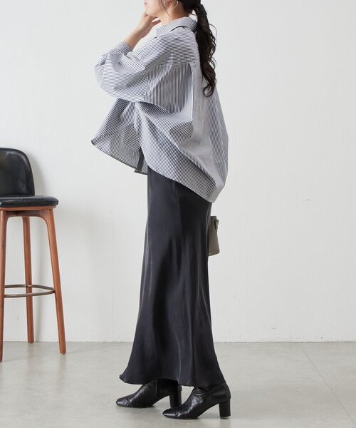 BEARDSLEY（ビアズリー）の「刺繍入りショートシャツ（シャツ/ブラウス・レディース・ブルー/ホワイト・FREE）」の17枚目の写真