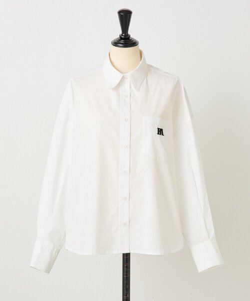 BEARDSLEY（ビアズリー）の「刺繍入りショートシャツ（シャツ/ブラウス・レディース・ブルー/ホワイト・FREE）」の20枚目の写真