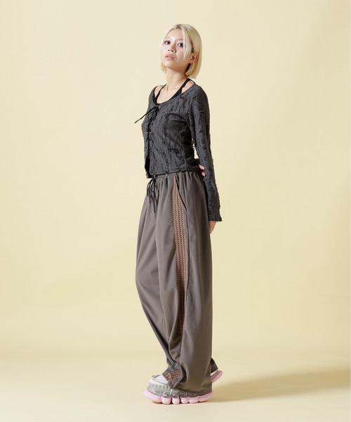 SIS(エスアイエス)の「SIS/エスアイエス/Velour Line Wide Pants(その他パンツ・レディース・ブラウン/ブラック/ワイン・F)」の22枚目の写真