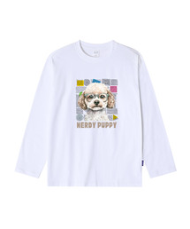 OHPxGOODD ナードドッグ ベーシック 長袖Tシャツ