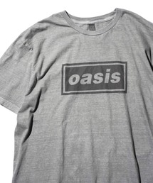THRIFTY LOOK/スリフティールック PIGMENT"OASIS"TEE オアシス バンドTシャツ ピグメント加工