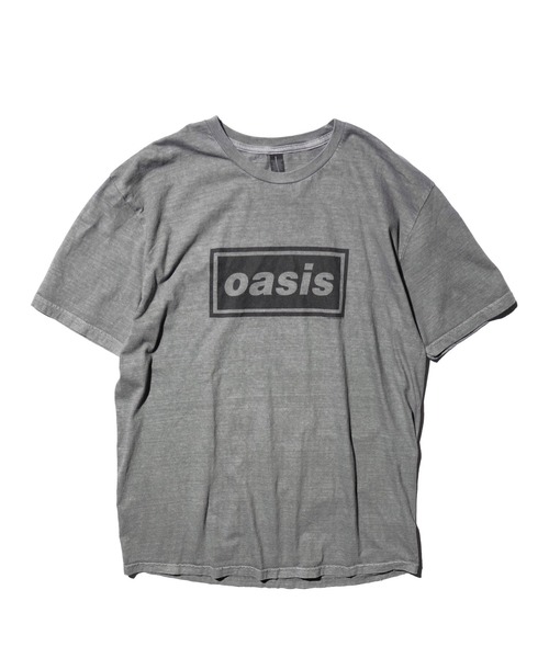 THRIFTY LOOK(スリフティールック)の「THRIFTY LOOK/スリフティールック PIGMENT"OASIS"TEE オアシス バンドTシャツ ピグメント加工(Tシャツ/カットソー・メンズ・ブラック/ブラック系その他・LARGE/X-LARGE/MEDIUM)」の4枚目の写真