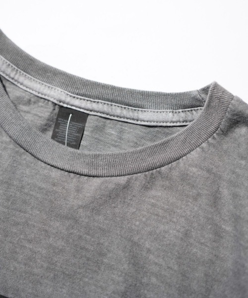 THRIFTY LOOK(スリフティールック)の「THRIFTY LOOK/スリフティールック PIGMENT"OASIS"TEE オアシス バンドTシャツ ピグメント加工(Tシャツ/カットソー・メンズ・ブラック/ブラック系その他・LARGE/X-LARGE/MEDIUM)」の5枚目の写真