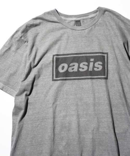 THRIFTY LOOK(スリフティールック)の「THRIFTY LOOK/スリフティールック PIGMENT"OASIS"TEE オアシス バンドTシャツ ピグメント加工(Tシャツ/カットソー・メンズ・ブラック/ブラック系その他・LARGE/X-LARGE/MEDIUM)」の6枚目の写真