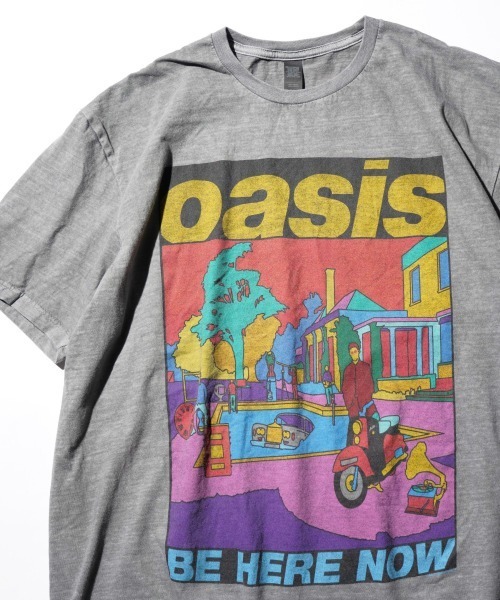 THRIFTY LOOK(スリフティールック)の「THRIFTY LOOK/スリフティールック PIGMENT"OASIS"TEE オアシス バンドTシャツ ピグメント加工(Tシャツ/カットソー・メンズ・ブラック/ブラック系その他・LARGE/X-LARGE/MEDIUM)」の13枚目の写真