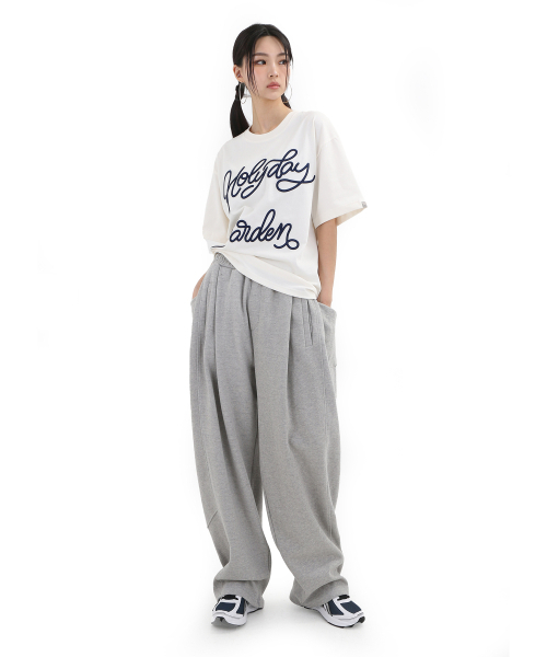 UNLC（ユーエヌエルシー）の「ロゴホリデー刺繍ハーフTシャツクリーム（Tシャツ/カットソー・メンズ・その他・SMALL/MEDIUM/LARGE/X-LARGE）」の7枚目の写真