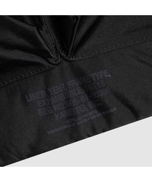KANEITEI（カネイテイ）の「ROME HELMET BAG M (BLACK) / RECYCLED（メッセンジャーバッグ・レディース・ブラック・FREE）」の7枚目の写真
