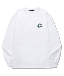 OUSE（オウズ）の「スモールフラワー ロングスリーブ (DLS025) ホワイト（Tシャツ/カットソー）」