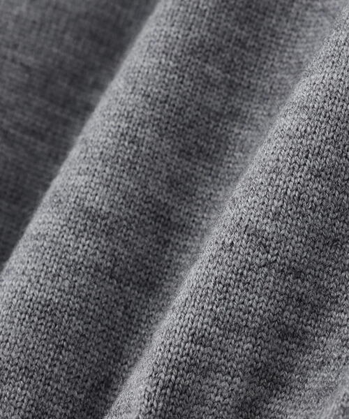 FREE'S MART（フリーズマート）の「シャツフェイクレイヤードポロカーディガンⅡ（ニット/セーター・レディース・ネイビー/ブラウン/グレー・FREE）」の4枚目の写真