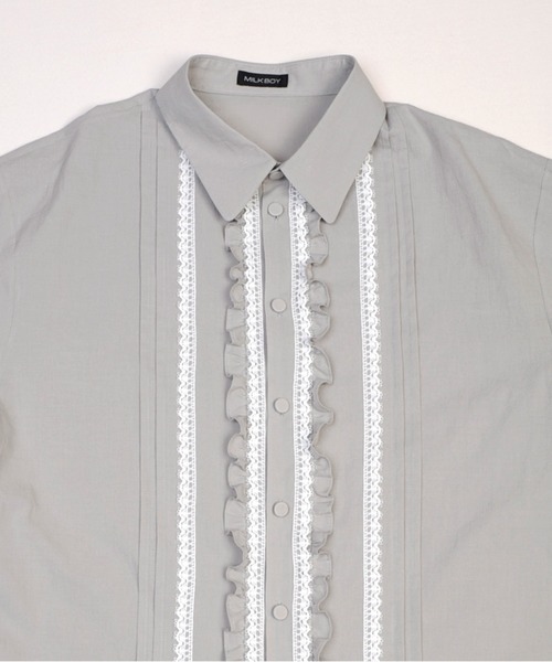 MILKBOY（ミルクボーイ）の「LACED シャツ（シャツ/ブラウス・レディース・B/A・FREE）」の12枚目の写真