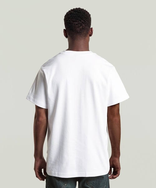 G-STAR(ジースター)の「G-NO Loose T-Shirt/グラフィックオーバーサイズルーズTシャツ/マスコットキャラクター(Tシャツ/カットソー・メンズ・ホワイト/ダークブラック・XX-SMALL/X-SMALL/X-LARGE/XX-LARGE/SMALL/MEDIUM/LARGE)」の10枚目の写真