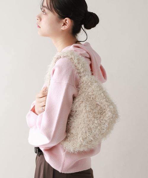 RAGEBLUE(レイジブルー)の「シャイニーフリンジバッグ(ショルダーバッグ・レディース・ブラック/ホワイト・FREE)」の11枚目の写真