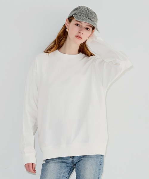 coca(coca)(コカ)の「ヘビーウエイトスウェットロンT(Tシャツ/カットソー・メンズ・ブラック/ホワイト・XL/M/L)」の12枚目の写真