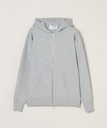 three dots（スリードッツ）の「【unisex】パワースムースニット ジップアップ（パーカー）」