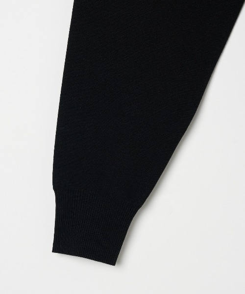 three dots(スリードッツ)の「【unisex】パワーニット ジップアップ(パーカー・レディース・ホワイト/ブラック/グレー系その他/イエロー系その他・SMALL/MEDIUM/XS)」の8枚目の写真