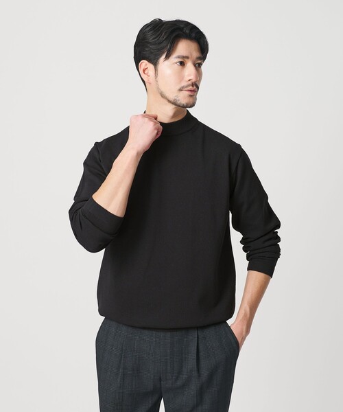 WEB限定 WARDROBE SMART】KOUKIN ハイゲージ ニット モックネック