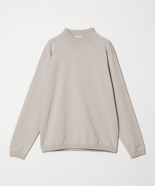BEAUTY&YOUTH UNITED ARROWS（ビューティーアンドユースユナイテッドアローズ）の「【WEB限定 WARDROBE SMART】KOUKIN ハイゲージ ニット モックネック【抗菌・防臭】（ニット/セーター・メンズ・ホワイト/ライトグレー/ダークグレー/ブラック・S/M/L/XL）」の8枚目の写真