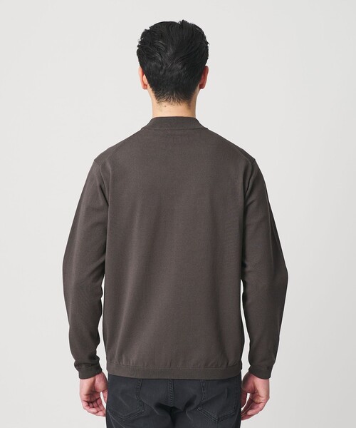 BEAUTY&YOUTH UNITED ARROWS（ビューティーアンドユースユナイテッドアローズ）の「【WEB限定 WARDROBE SMART】KOUKIN ハイゲージ ニット モックネック【抗菌・防臭】（ニット/セーター・メンズ・ホワイト/ライトグレー/ダークグレー/ブラック・S/M/L/XL）」の18枚目の写真
