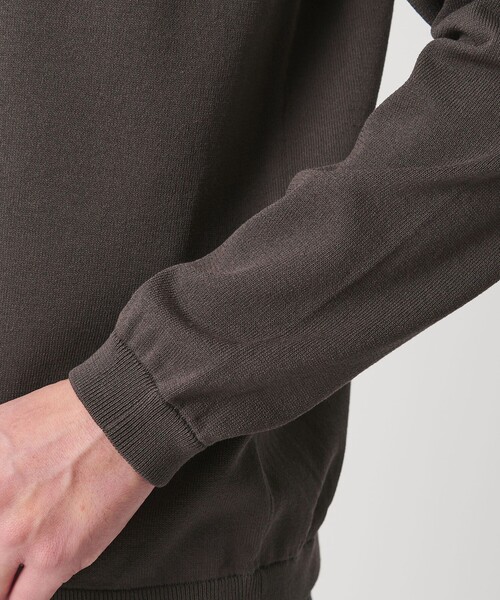 BEAUTY&YOUTH UNITED ARROWS（ビューティーアンドユースユナイテッドアローズ）の「【WEB限定 WARDROBE SMART】KOUKIN ハイゲージ ニット モックネック【抗菌・防臭】（ニット/セーター・メンズ・ホワイト/ライトグレー/ダークグレー/ブラック・S/M/L/XL）」の20枚目の写真
