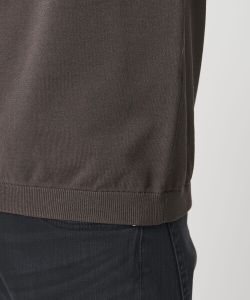 BEAUTY&YOUTH UNITED ARROWS（ビューティーアンドユースユナイテッドアローズ）の「【WEB限定 WARDROBE SMART】KOUKIN ハイゲージ ニット モックネック【抗菌・防臭】（ニット/セーター・メンズ・ホワイト/ライトグレー/ダークグレー/ブラック・S/M/L/XL）」の21枚目の写真