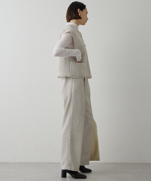 THE PAUSE（ザ ポーズ）の「【THE PAUSE】ツイードショートジレ（ベスト・レディース・ブラック/ライトグレー・FREE）」の17枚目の写真