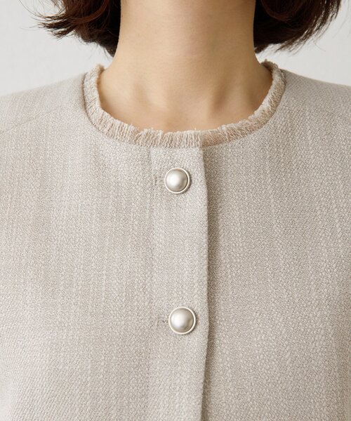 THE PAUSE（ザ ポーズ）の「【THE PAUSE】ツイードショートジレ（ベスト・レディース・ブラック/ライトグレー・FREE）」の14枚目の写真