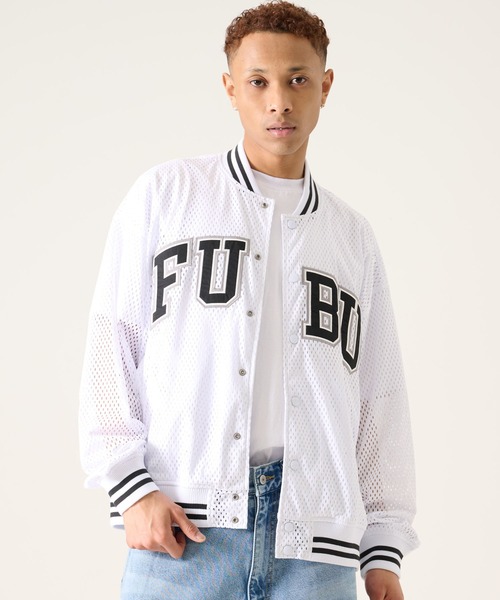 FUBU( フブ)の「FUBU フブ ブランド Mesh Jacket / メッシュジャケット(ブルゾン・メンズ・ホワイト/ブラック・M/L/XL/XXL)」の7枚目の写真