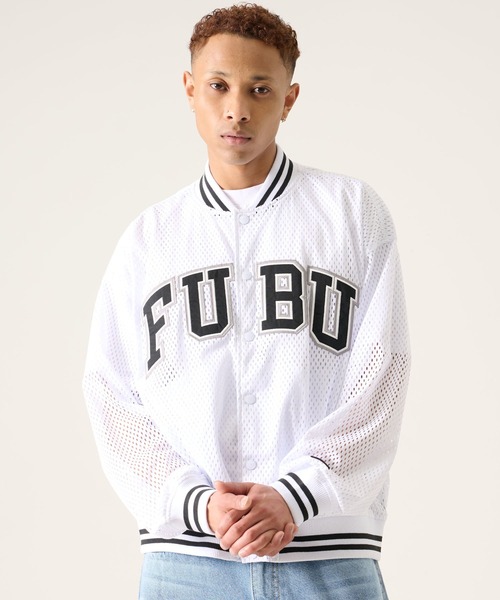FUBU( フブ)の「FUBU フブ ブランド Mesh Jacket / メッシュジャケット(ブルゾン・メンズ・ホワイト/ブラック・M/L/XL/XXL)」の8枚目の写真