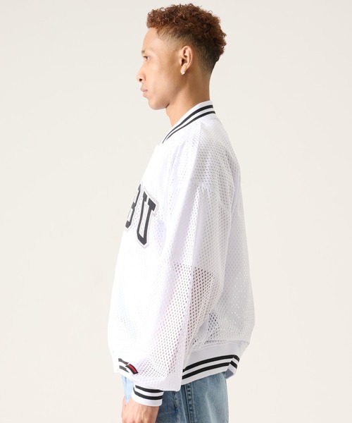 FUBU( フブ)の「FUBU フブ ブランド Mesh Jacket / メッシュジャケット(ブルゾン・メンズ・ホワイト/ブラック・M/L/XL/XXL)」の9枚目の写真