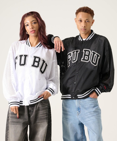 FUBU( フブ)の「FUBU フブ ブランド Mesh Jacket / メッシュジャケット(ブルゾン・メンズ・ホワイト/ブラック・M/L/XL/XXL)」の5枚目の写真