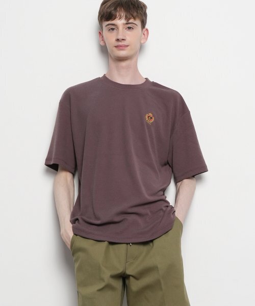 THE-ABON（エイボン）の「メンズサマーコクタージニットラウンド半袖Tシャツグレー（ニット/セーター・メンズ・グレー・M/L）」の4枚目の写真